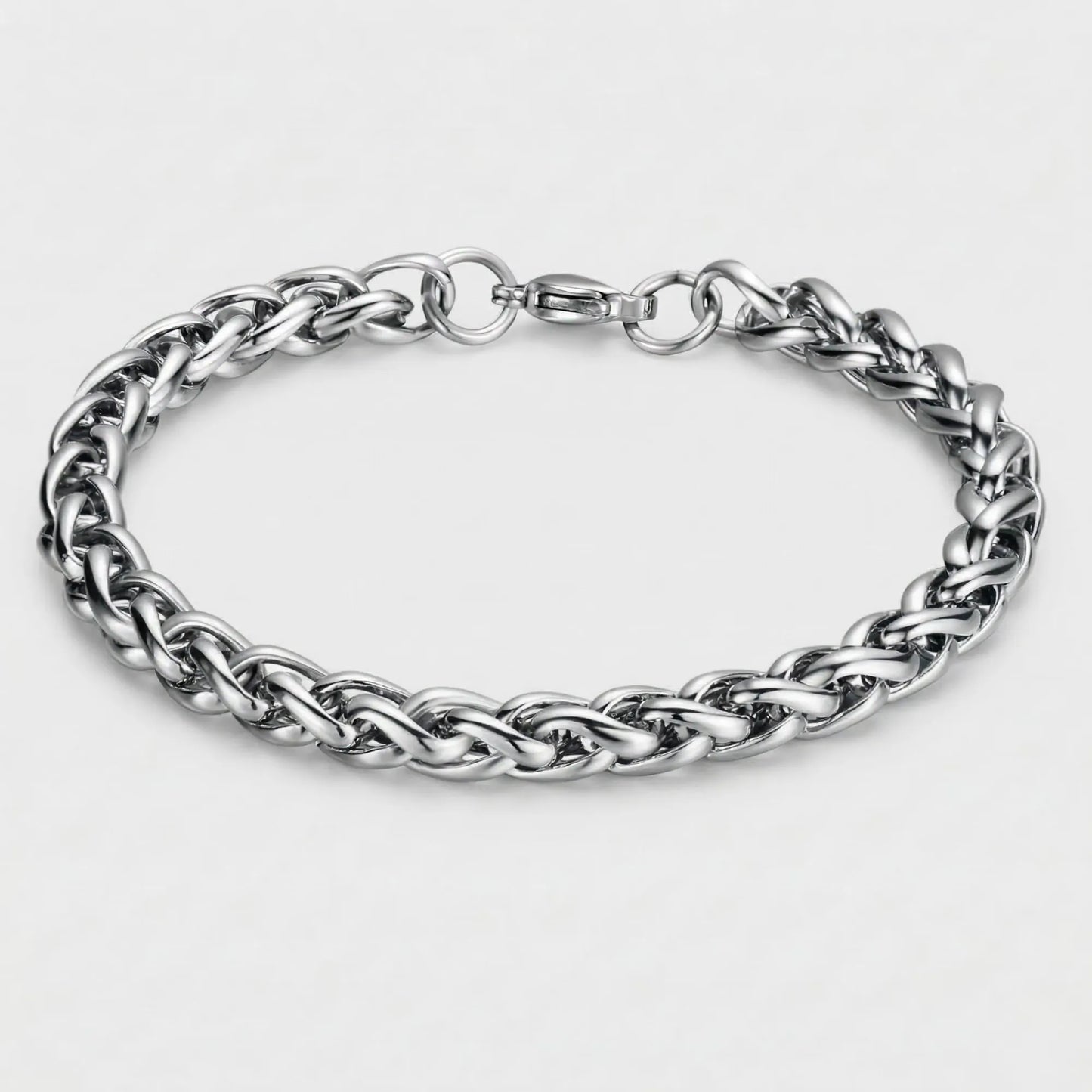 Men's Twisted Rope Chain Bracelet