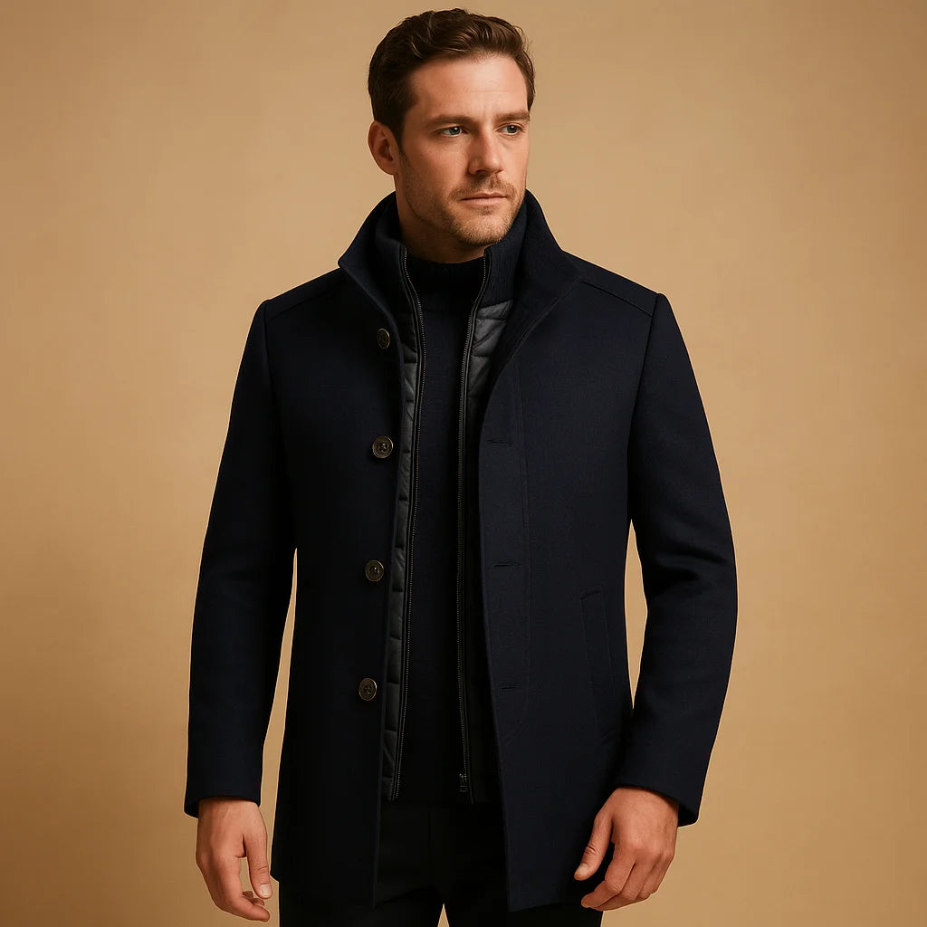 Men's Wool Blend Winter Coat