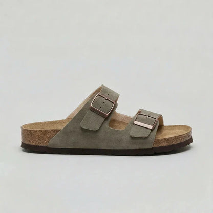 Unisex Double Buckle Comfort Slide Sandals