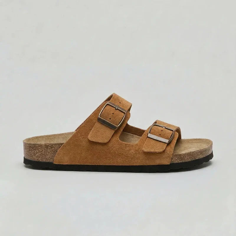 Unisex Double Buckle Comfort Slide Sandals