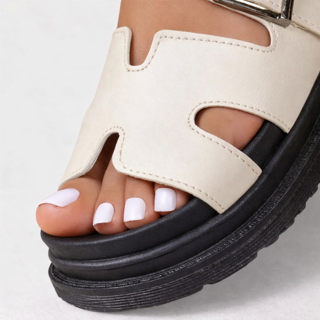 Women’s Buckle Strap Comfort Walking Sandals