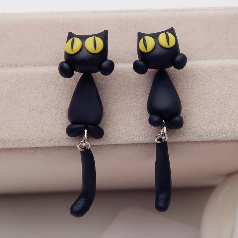 Women's Cat Paw Charm Earrings