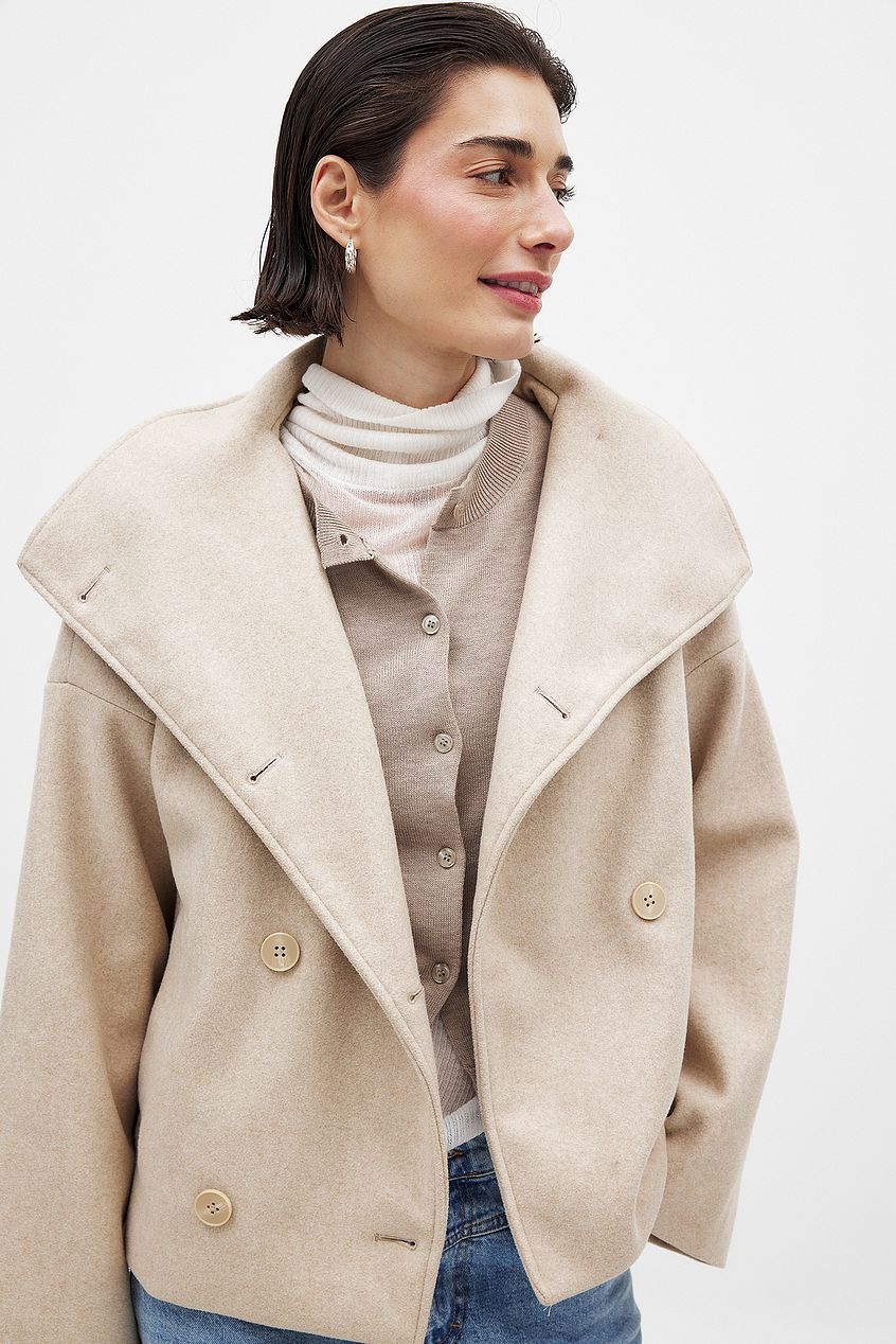 Women's Double-Breasted Wool Jacket