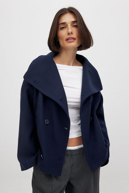 Women's Double-Breasted Wool Jacket