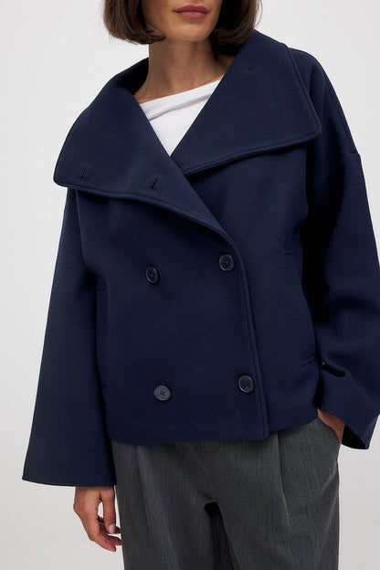 Women's Double-Breasted Wool Jacket