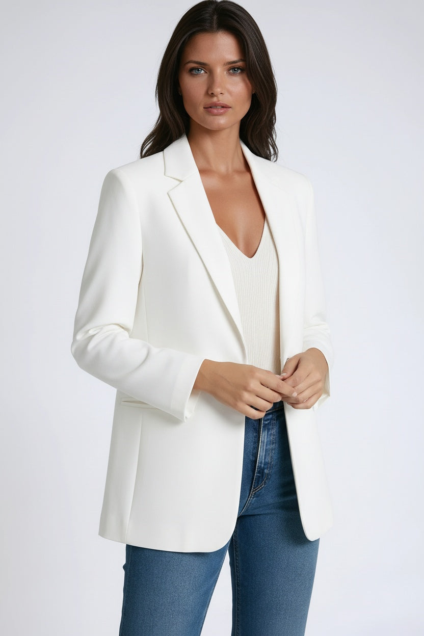 Women’s Elegant Longline Blazer Jacket