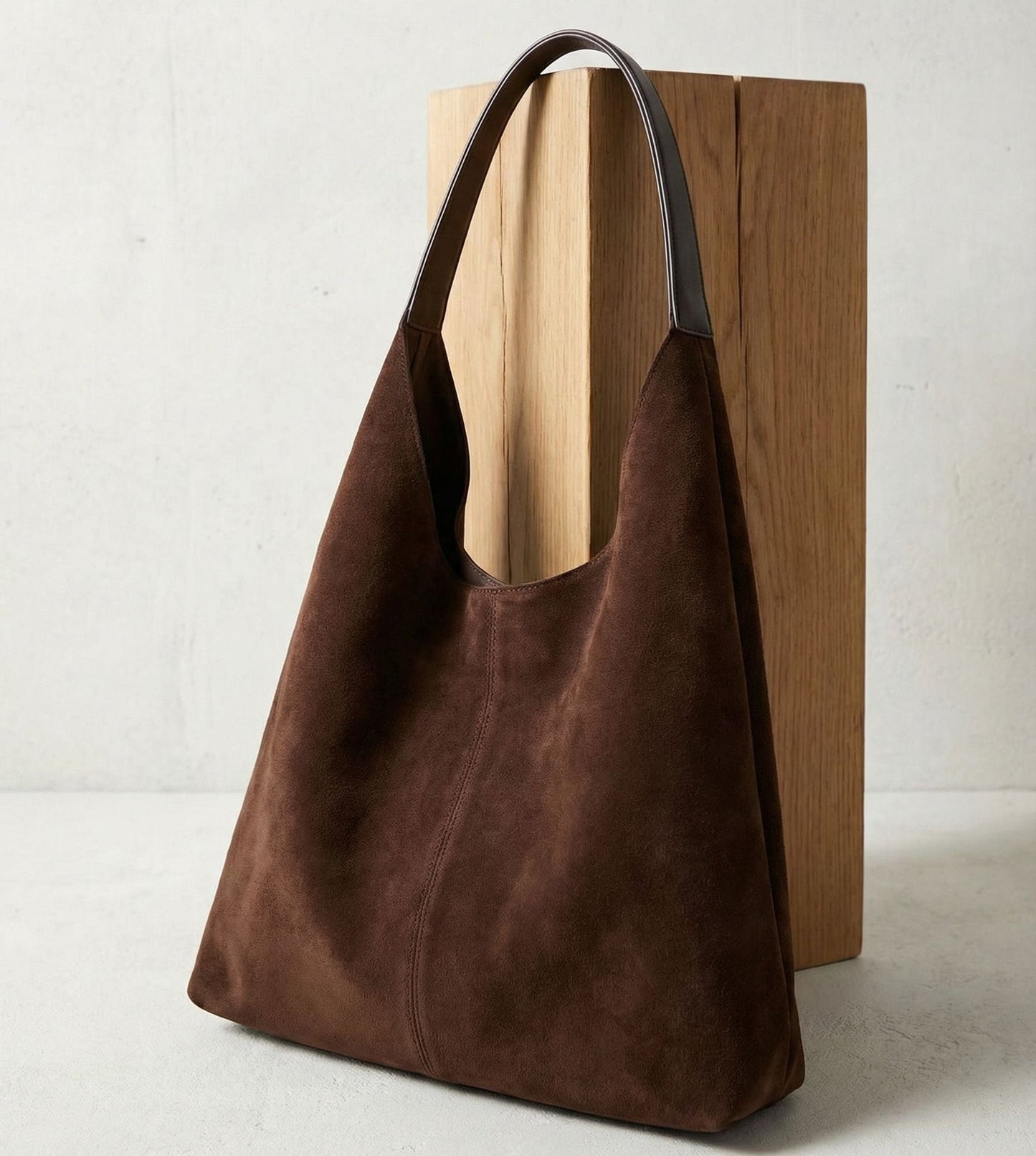 Women's Faux Suede Hobo Shoulder Bag