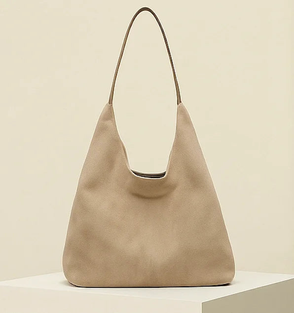 Women's Faux Suede Hobo Shoulder Bag