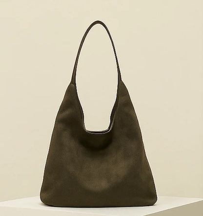 Women's Faux Suede Hobo Shoulder Bag