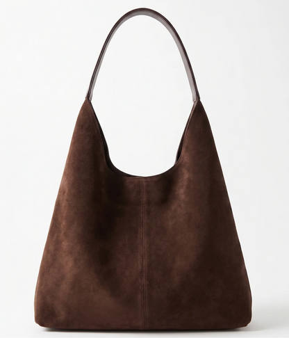 Women's Faux Suede Hobo Shoulder Bag