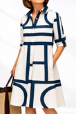 Blue & White