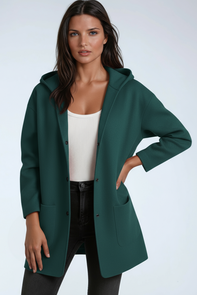 Women’s Hooded Mid Length Coat