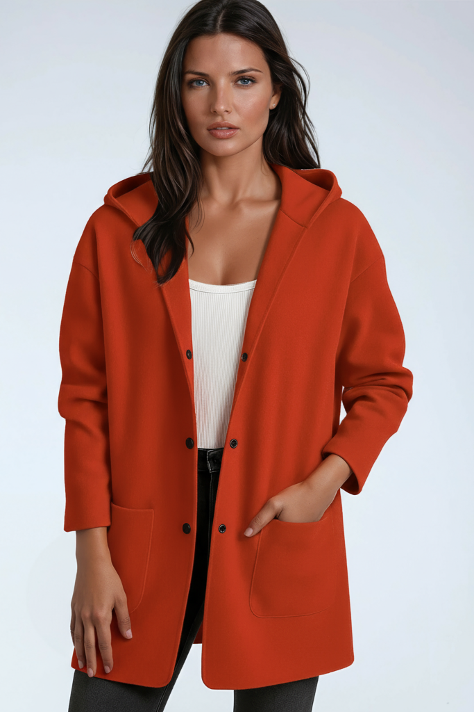 Women’s Hooded Mid Length Coat