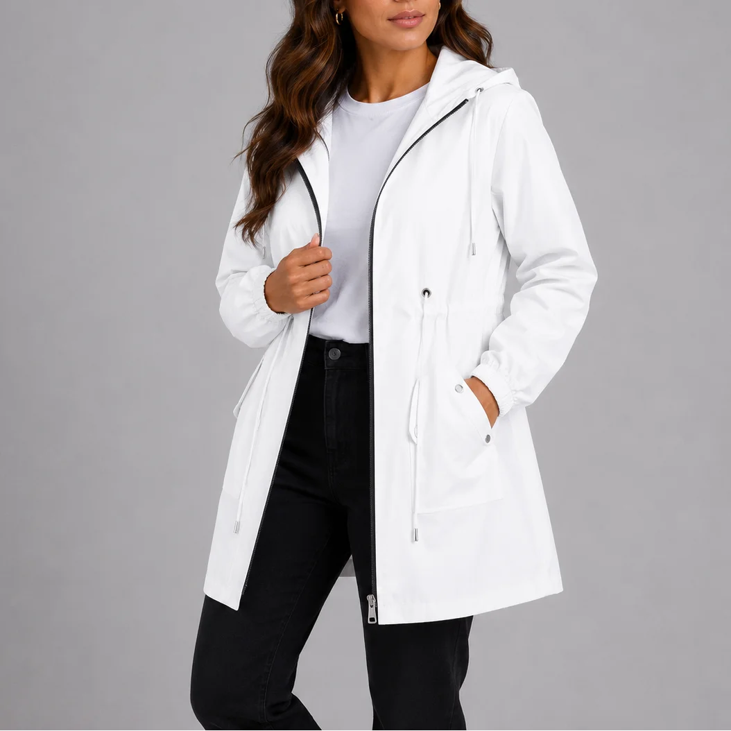 Women's Hooded Waterproof Rain Jacket