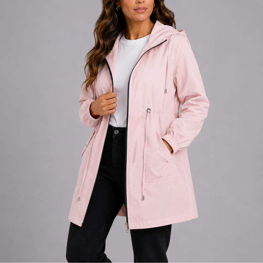 Women's Hooded Waterproof Rain Jacket