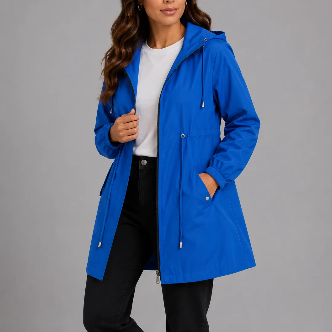 Women's Hooded Waterproof Rain Jacket