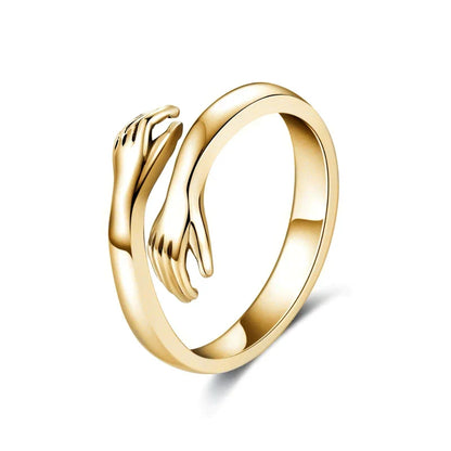 Women's Hug Hands Adjustable Ring