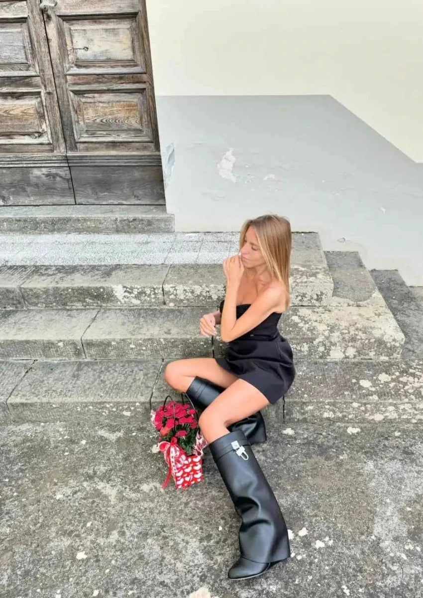 Women’s Knee High Pointed Toe Boots