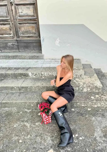 Women’s Knee High Pointed Toe Boots