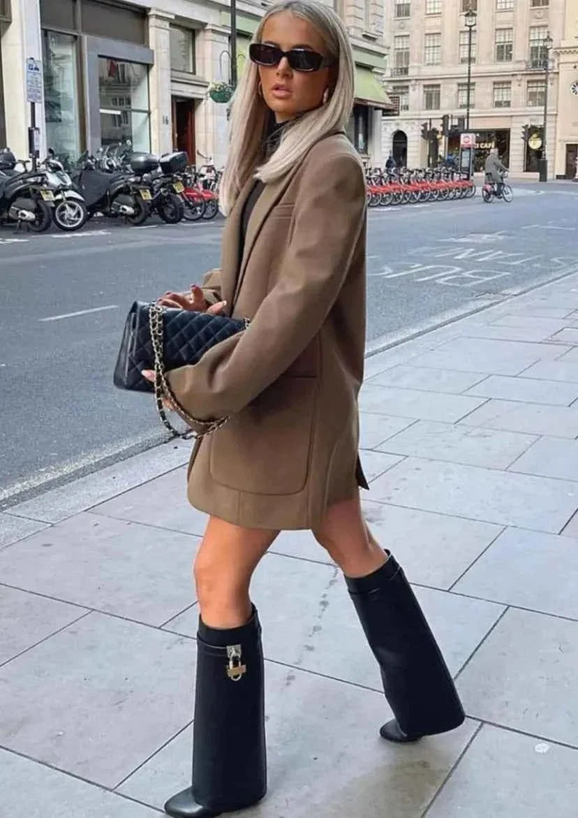 Women’s Knee High Pointed Toe Boots