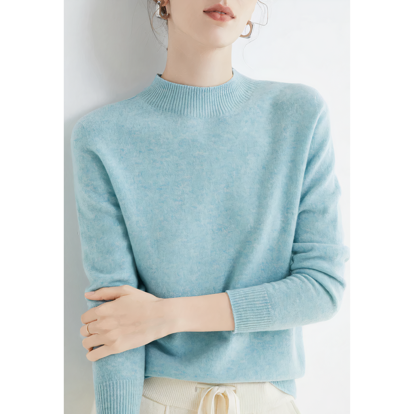 Women's Knitted Soft-Touch Sweater