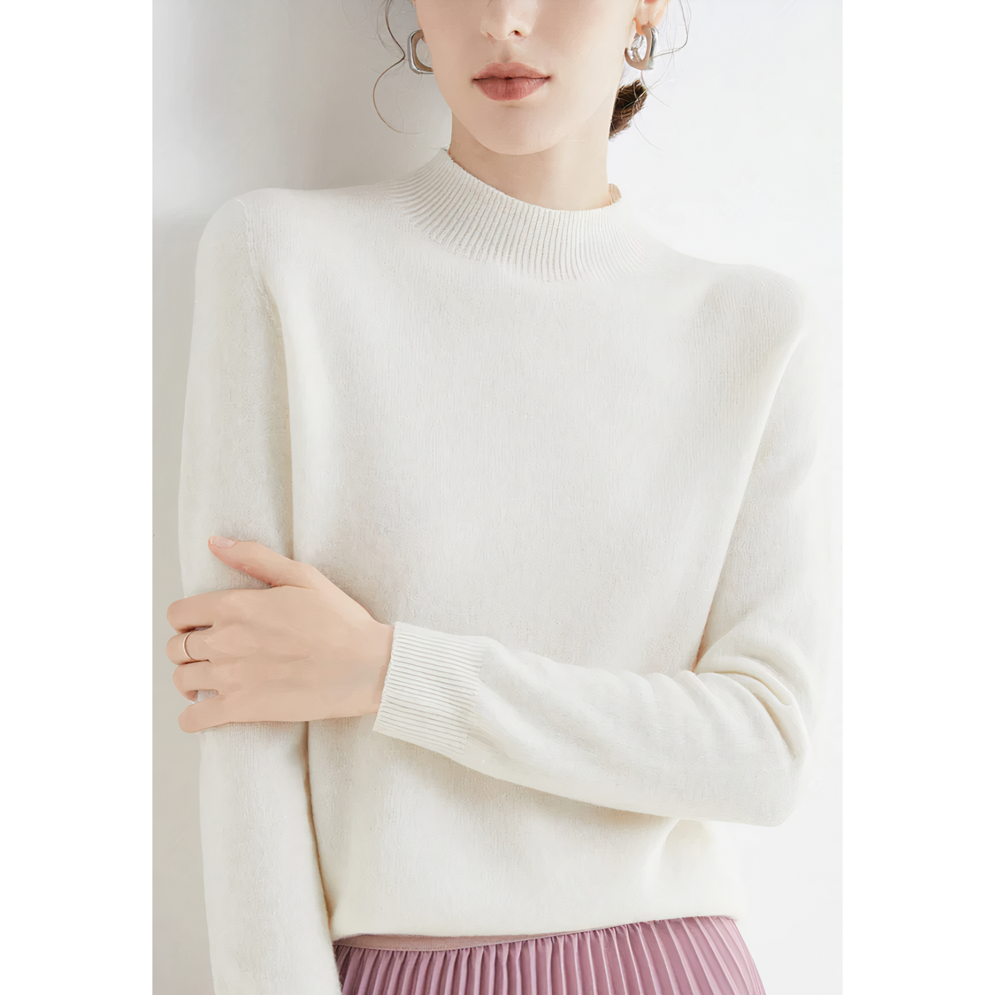 Women's Knitted Soft-Touch Sweater