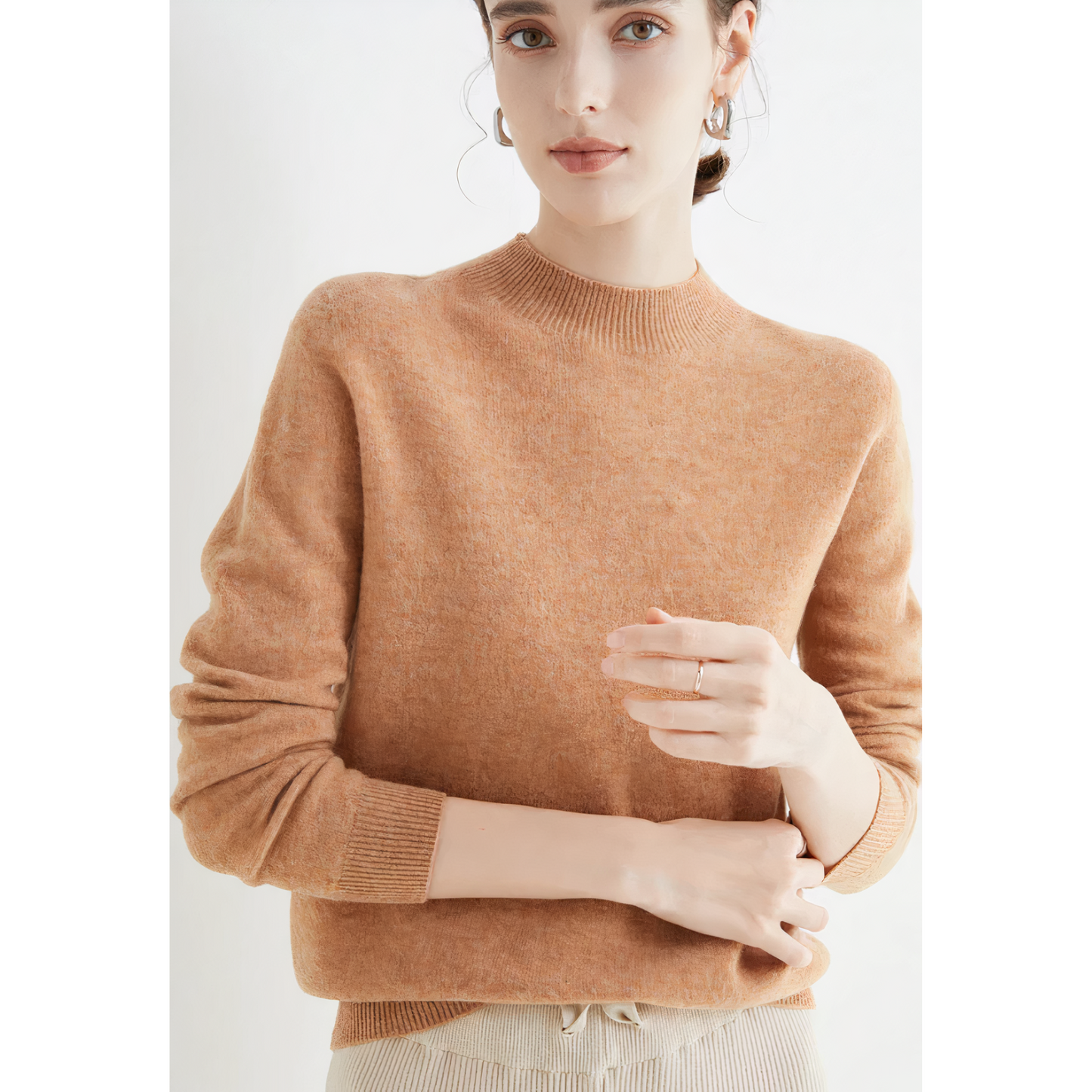 Women's Knitted Soft-Touch Sweater