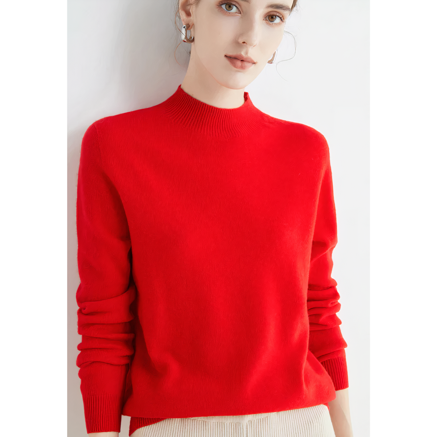Women's Knitted Soft-Touch Sweater