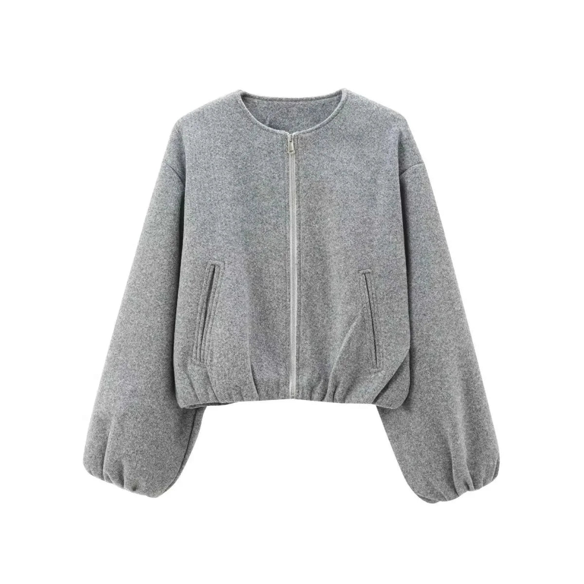 Women’s Lightweight Cropped Bomber Jacket