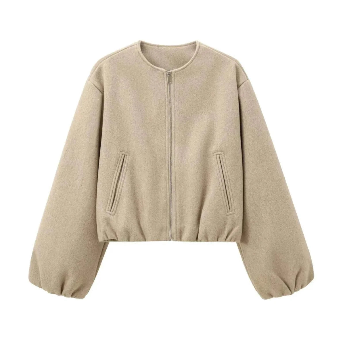Women’s Lightweight Cropped Bomber Jacket