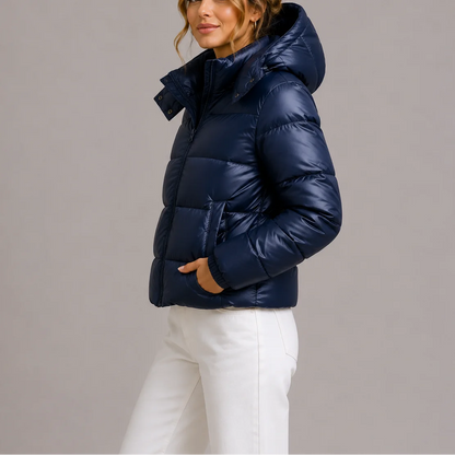 Women's Lightweight Hooded Puffer Jacket