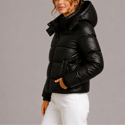 Women's Lightweight Hooded Puffer Jacket