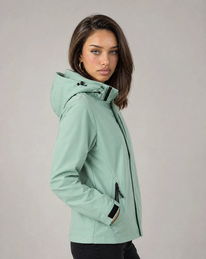 Women's Lightweight Waterproof Hooded Rain Jacket