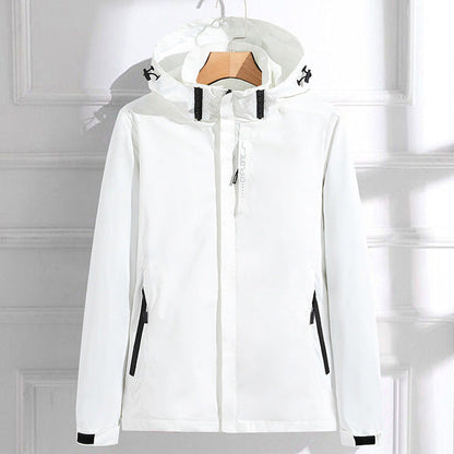 Women's Lightweight Waterproof Hooded Rain Jacket