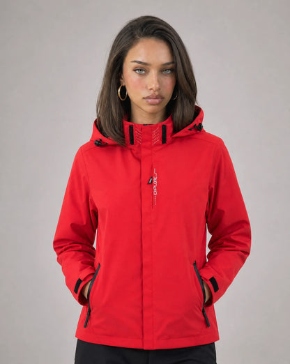 Women's Lightweight Waterproof Hooded Rain Jacket