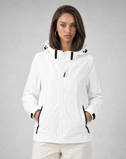 Women's Lightweight Waterproof Hooded Rain Jacket