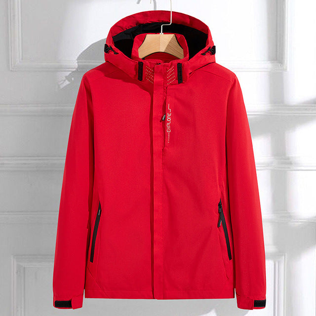 Women's Lightweight Waterproof Hooded Rain Jacket