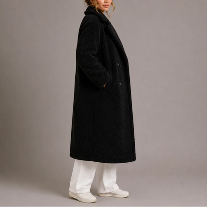Women's Long Teddy Faux Fur Winter Coat