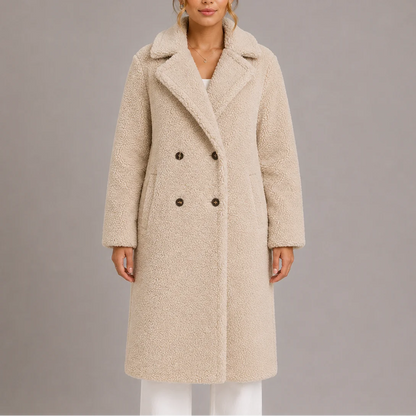 Women's Long Teddy Faux Fur Winter Coat