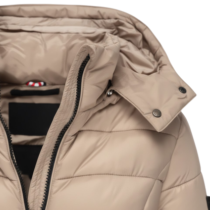 Women’s Mid Length Hooded Quilted Puffer Coat
