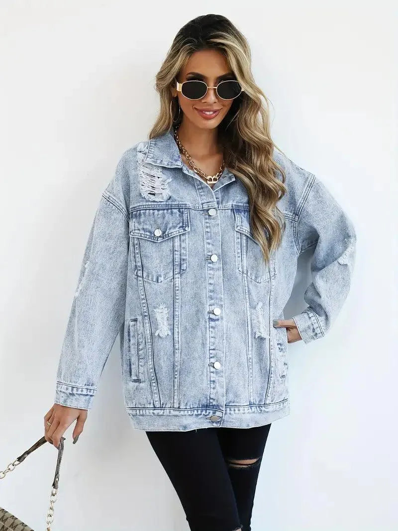 Women's Oversized Denim Jacket