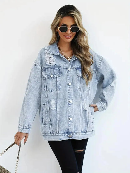 Women's Oversized Denim Jacket
