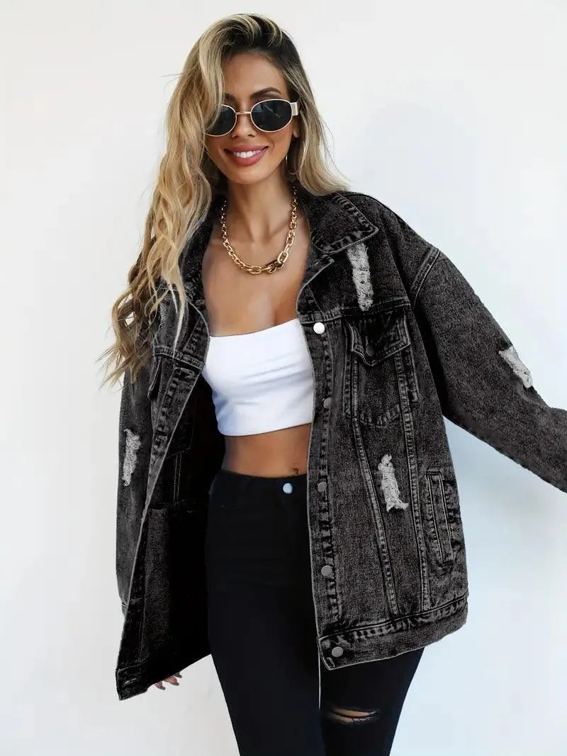 Women's Oversized Denim Jacket