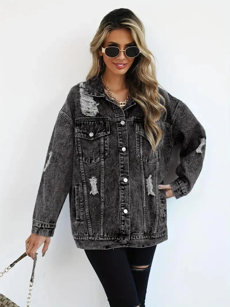 Women's Oversized Denim Jacket