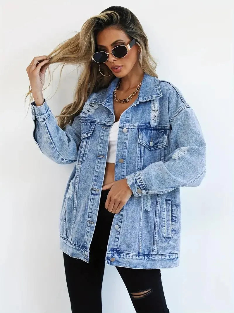 Women's Oversized Denim Jacket
