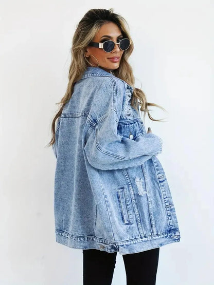 Women's Oversized Denim Jacket