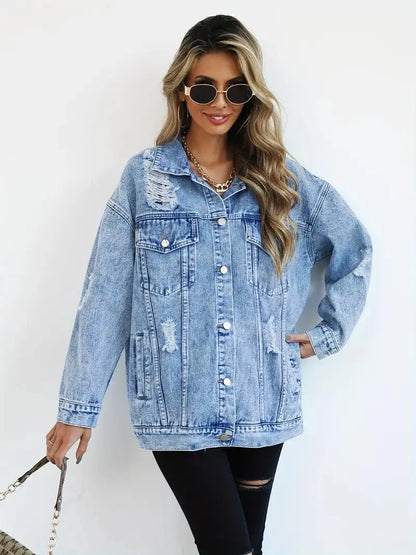 Women's Oversized Denim Jacket