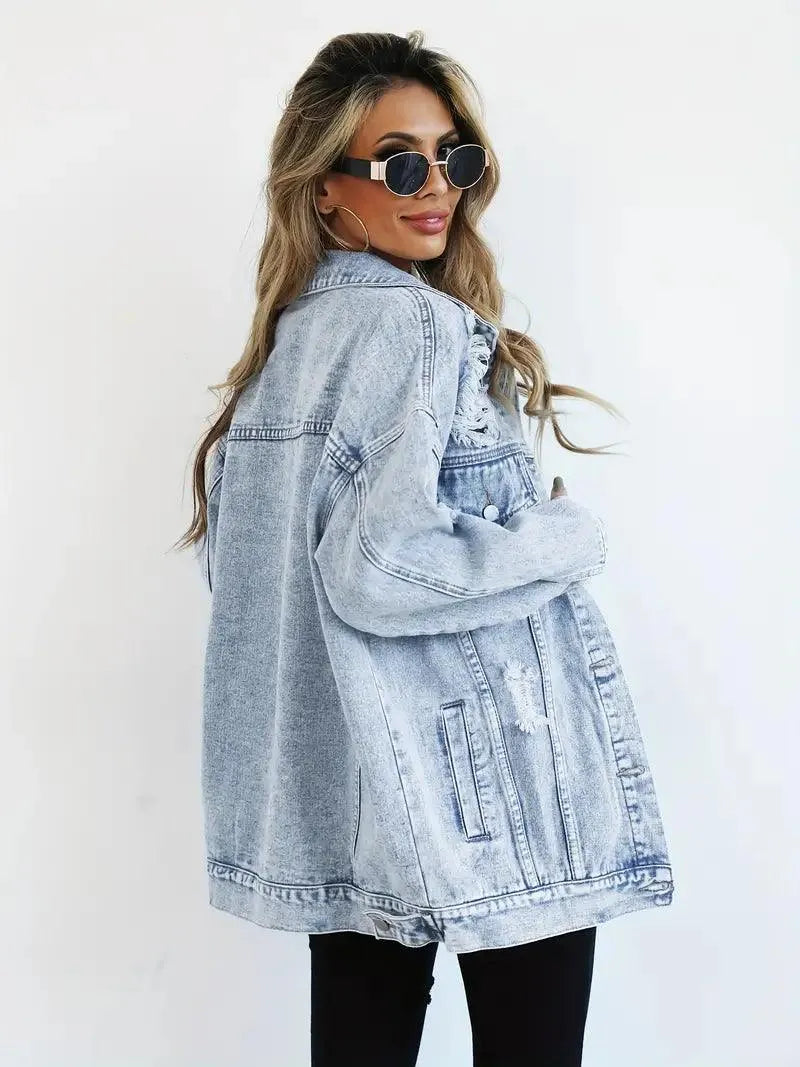 Women's Oversized Denim Jacket