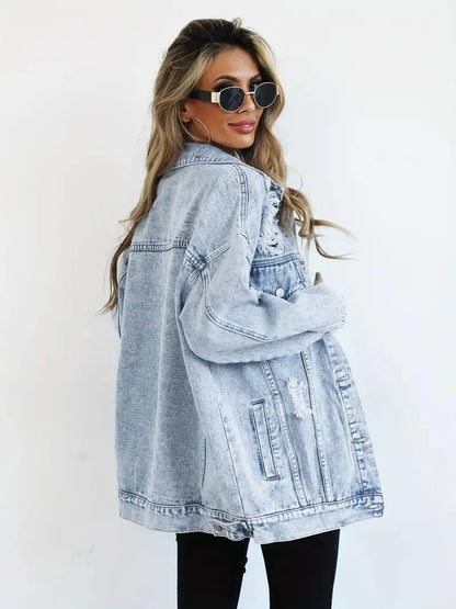 Women's Oversized Denim Jacket