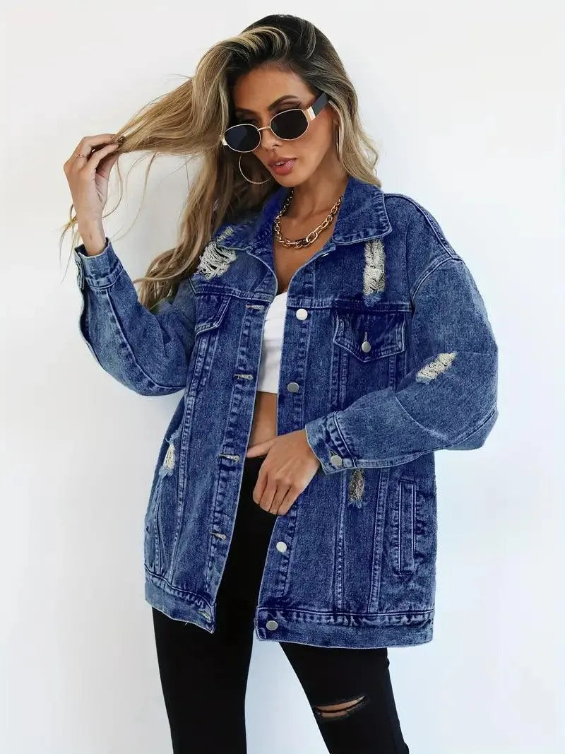 Women's Oversized Denim Jacket